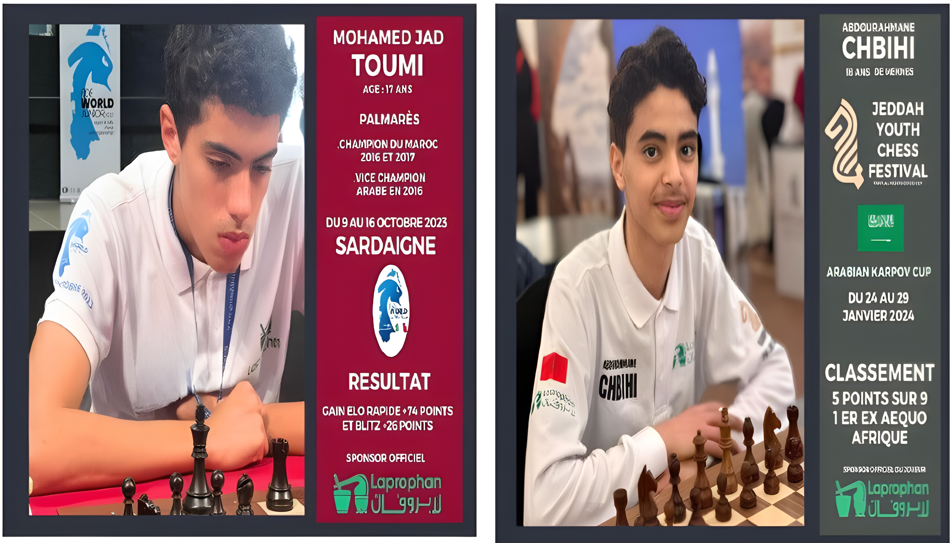 Chess Games - LAPROPHAN, an unwavering support for young talents