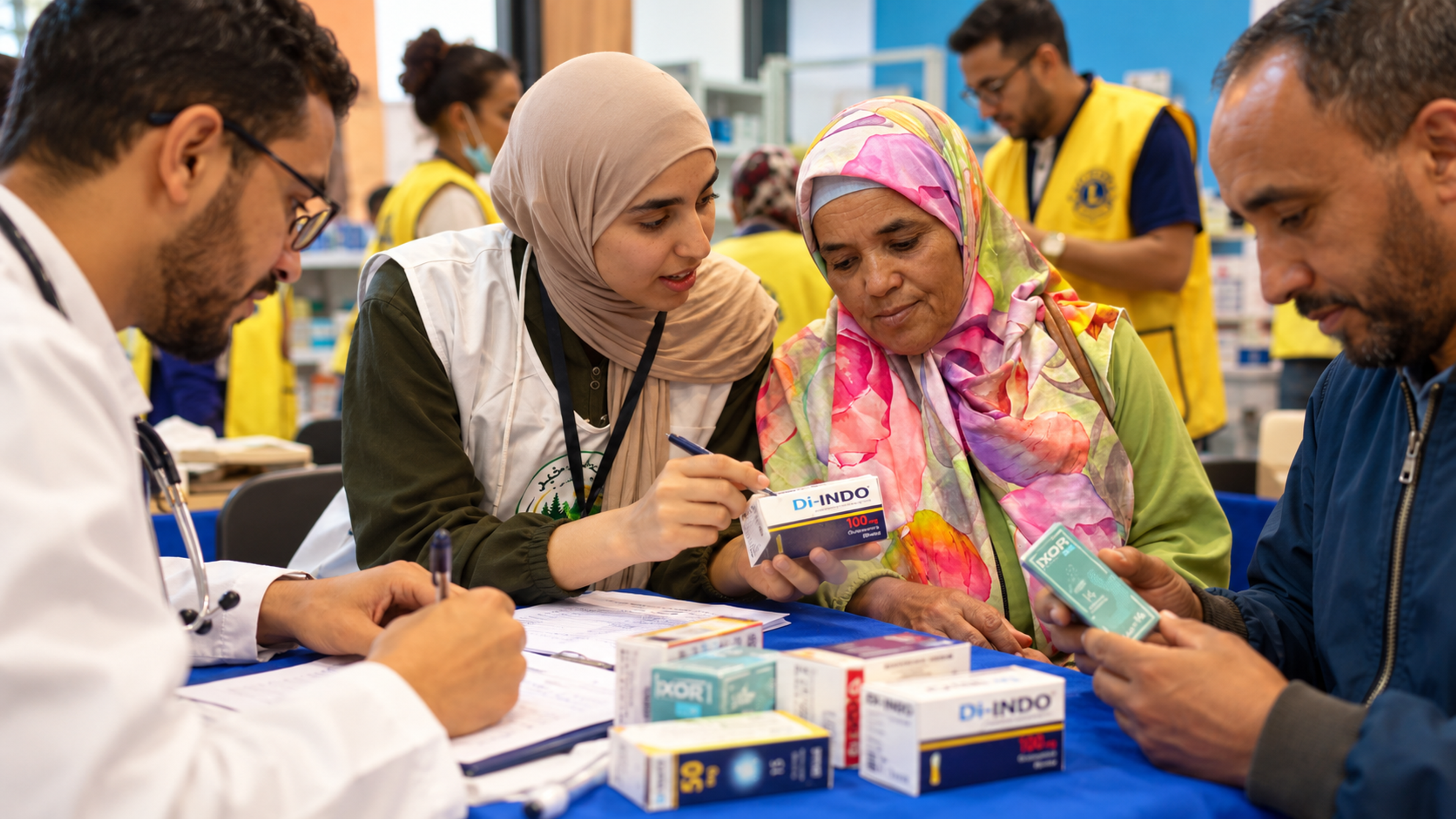 Laprophan soutient la caravane médico-humanitaire du Lions Club Casablanca Doctors Unité à Aït Bouguemez – Azilal