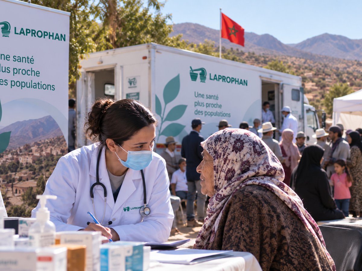 Laprophan soutient une caravane médicale multidisciplinaire à Aït Amira