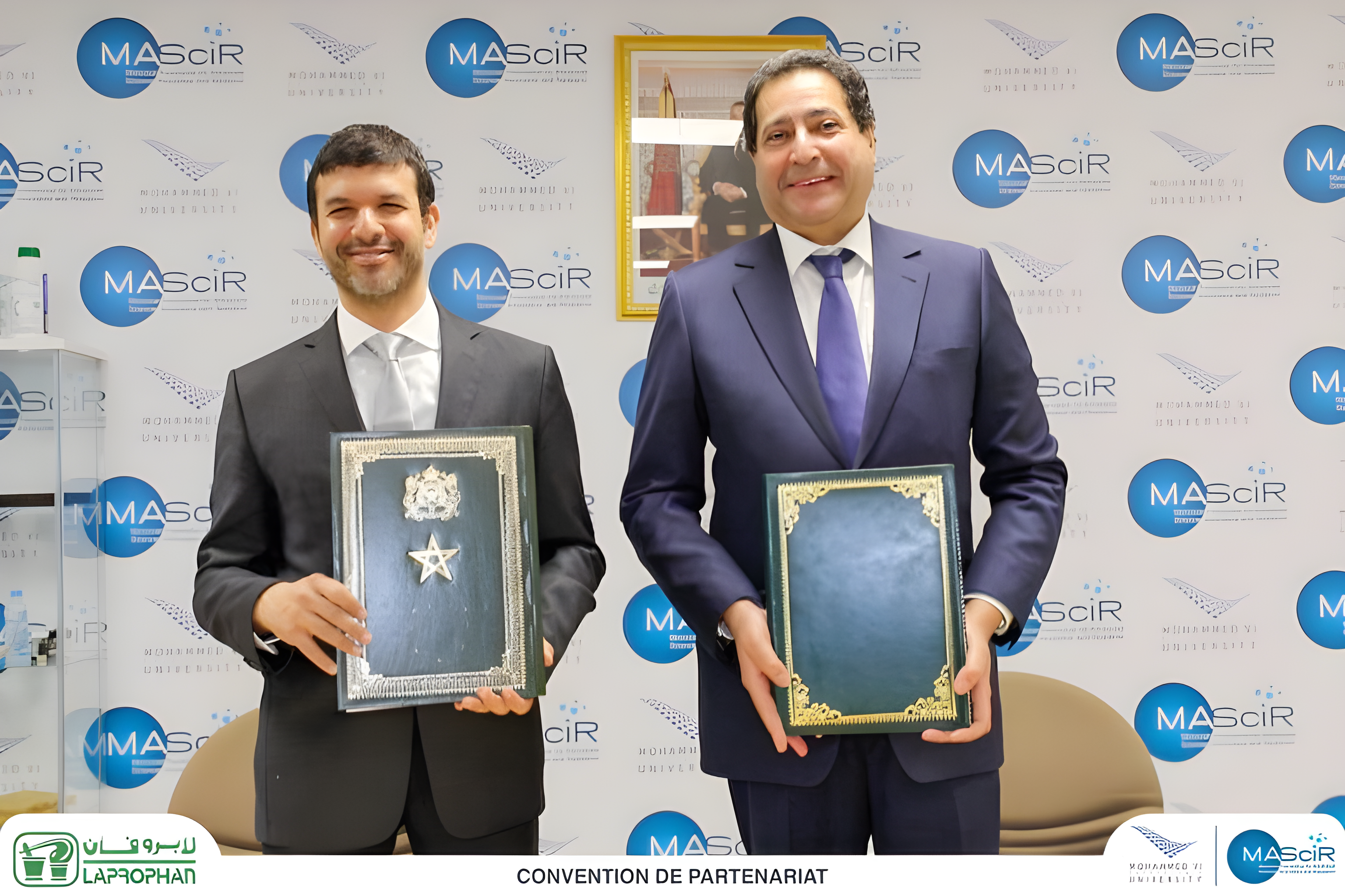 Laprophan and the MAScIR Foundation sign a partnership agreement for scientific development in the pharmaceutical field.