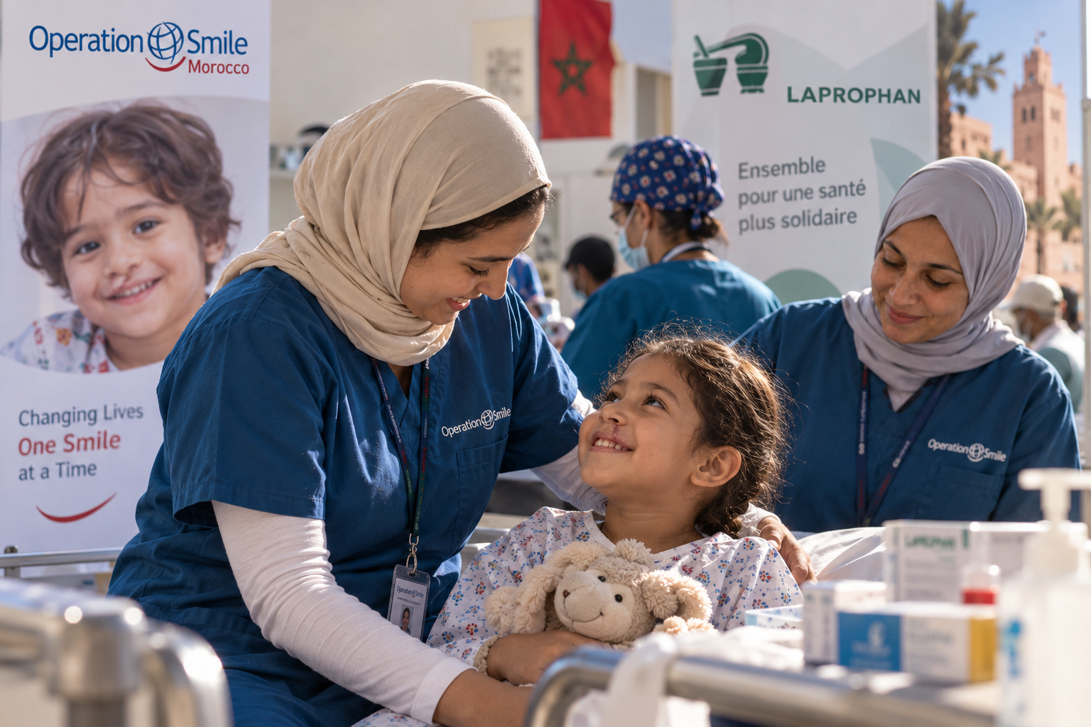 Laprophan soutient Operation Smile Morocco lors d’une mission chirurgicale à Marrakech