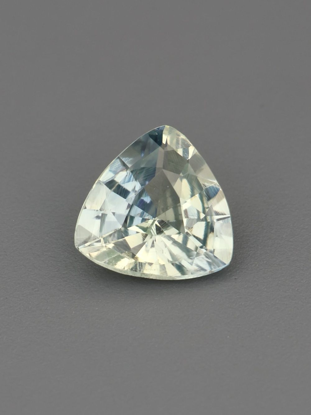 Moon Orchid Sapphire — 0.41 ct Trillion Cut