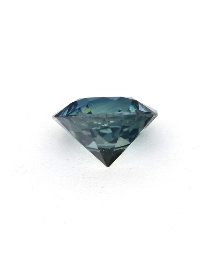 Nangi fine jewelry - teal / Peacock sapphire gemstone in gold