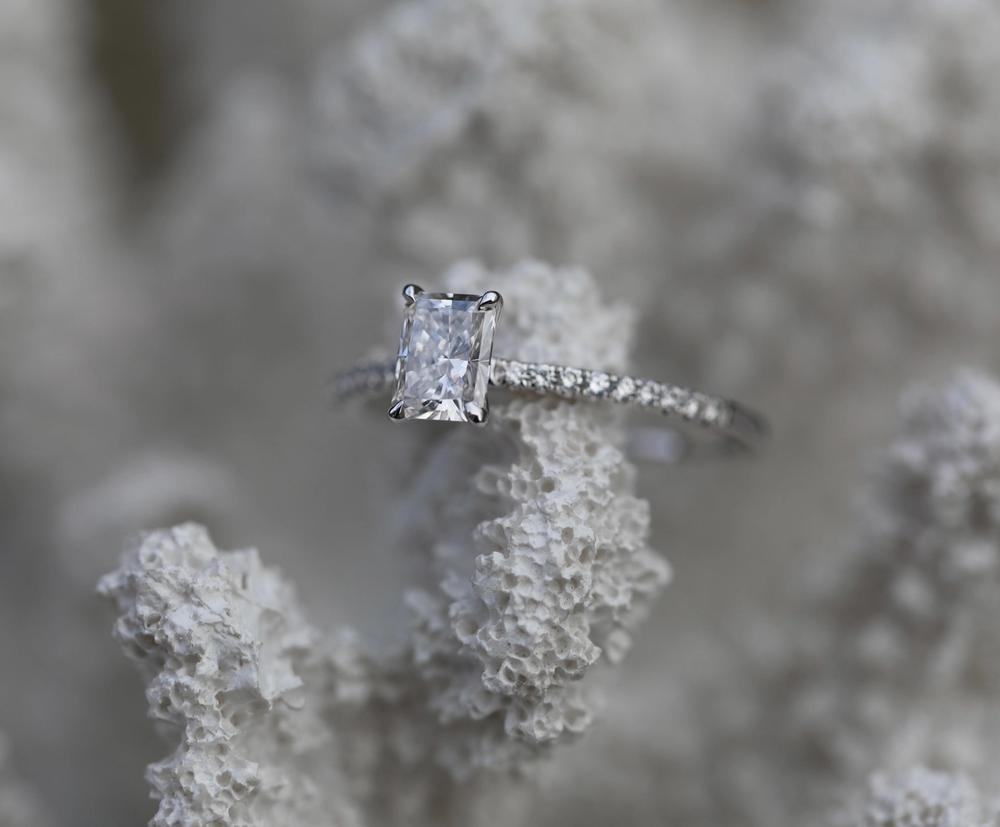 Nangi fine jewelry - diamond ring in white gold