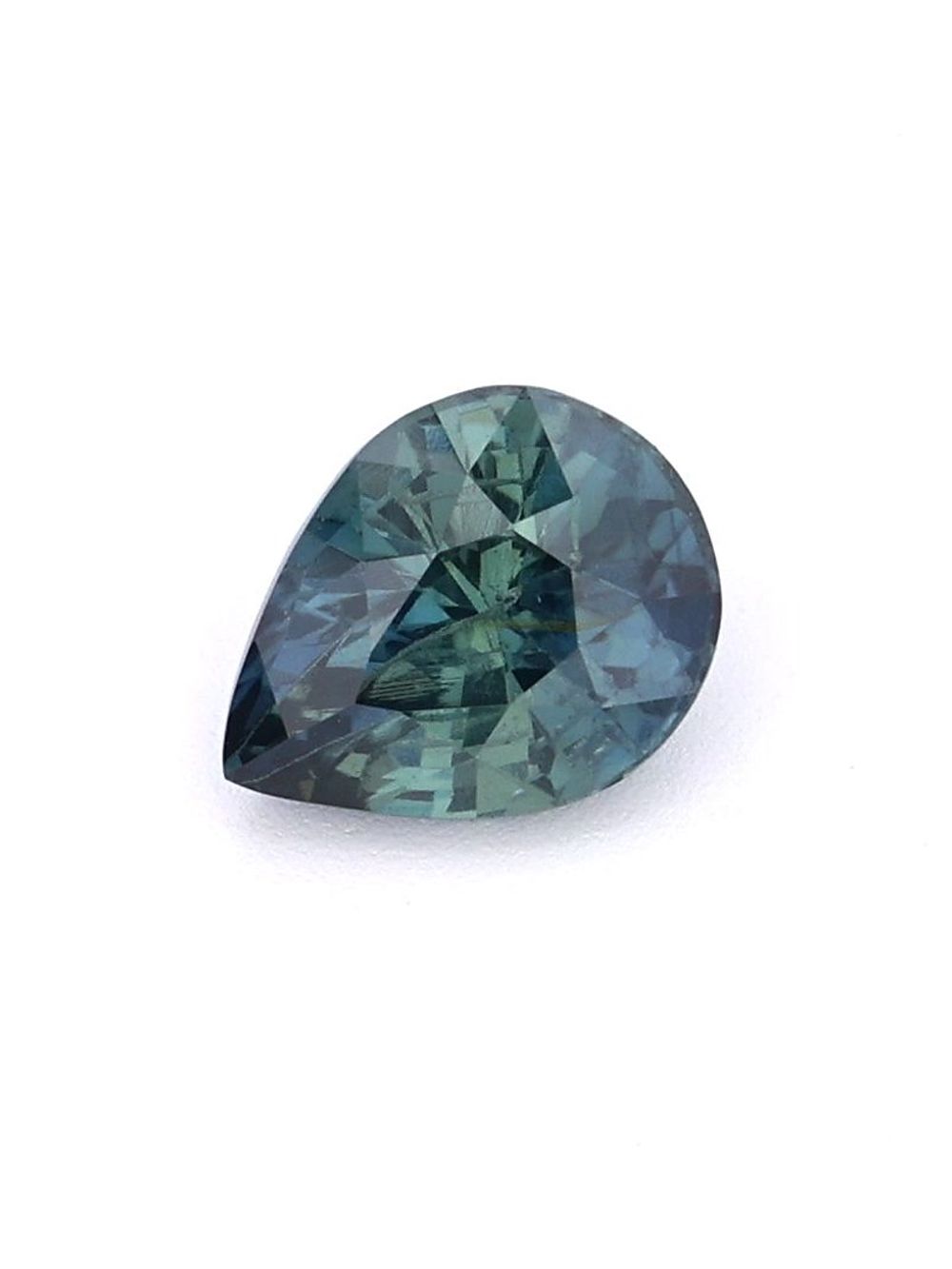 0.85 ct Teal, Pear Cut Sapphire