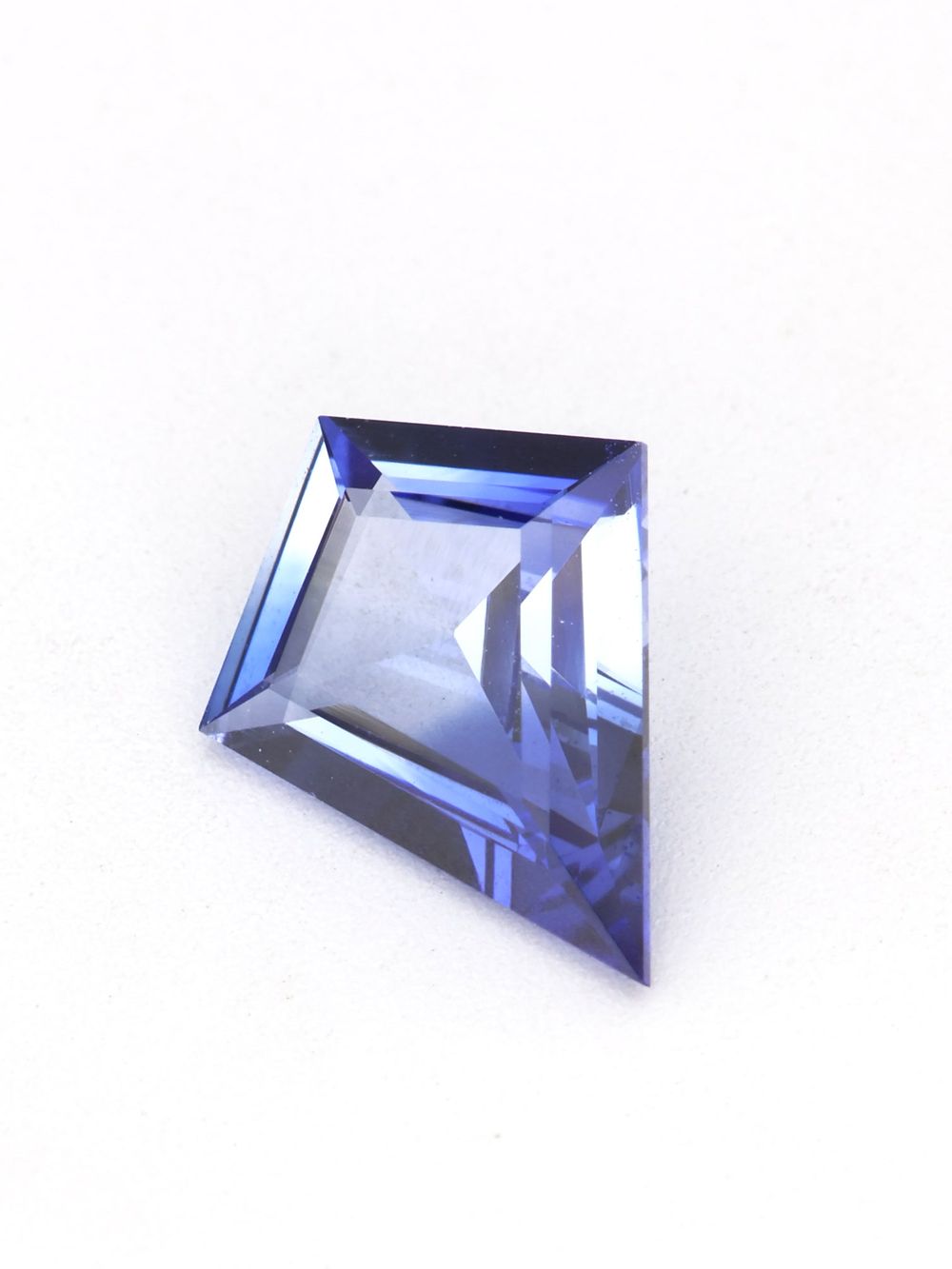 Violet Eclipse Sapphire — 0.69 ct Shield Cut