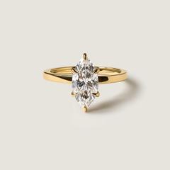 Nangi fine jewelry - white ring in gold