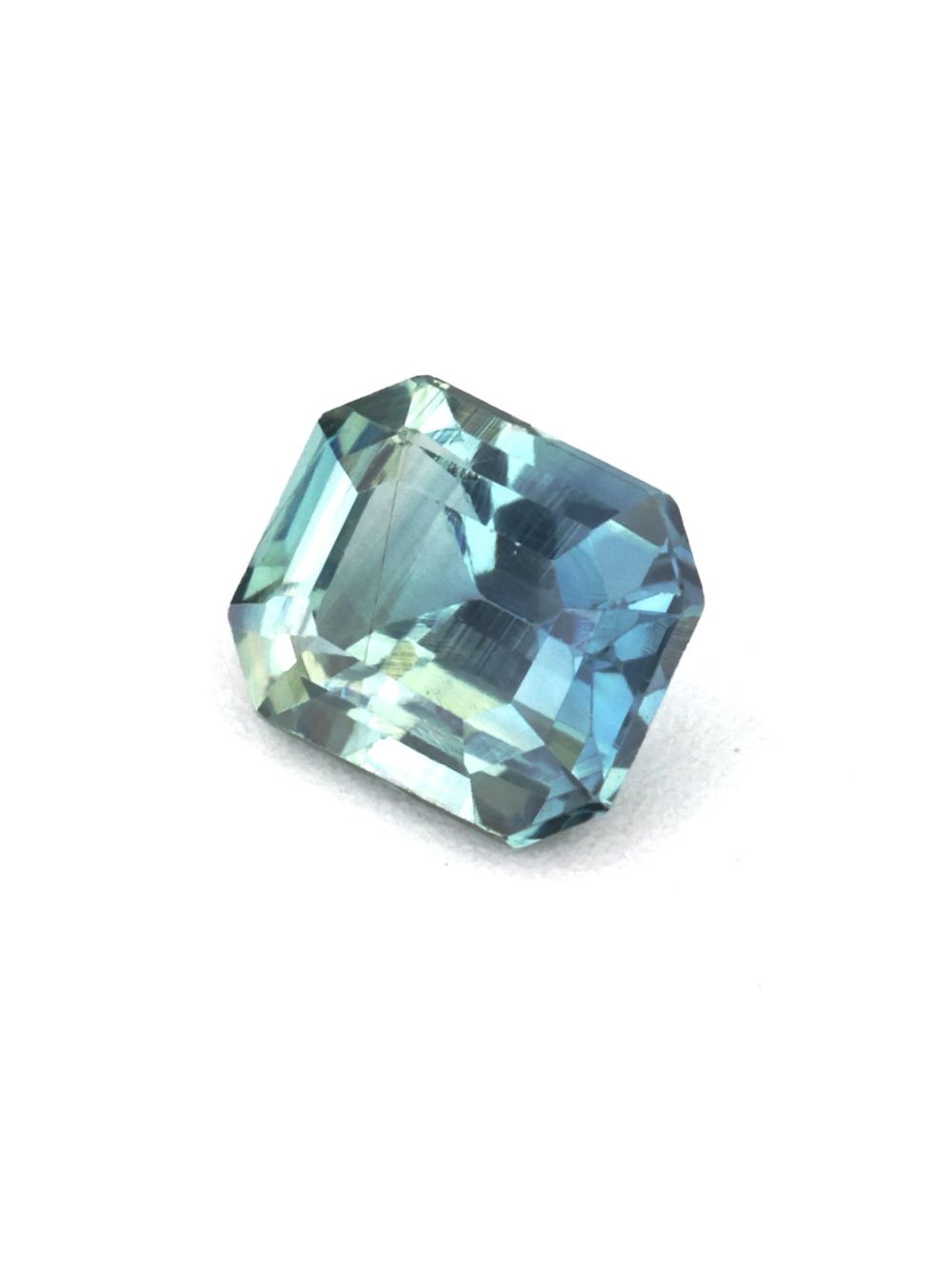 Lagoon Echo Sapphire — 0.33 ct Emerald Cut