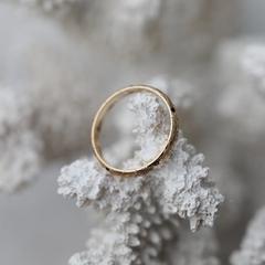Nangi fine jewelry - black sapphire ring in gold