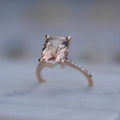 Nangi fine jewelry - pink ring in rose_gold