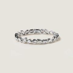 Nangi fine jewelry - white lab-grown diamond bracelet in gold