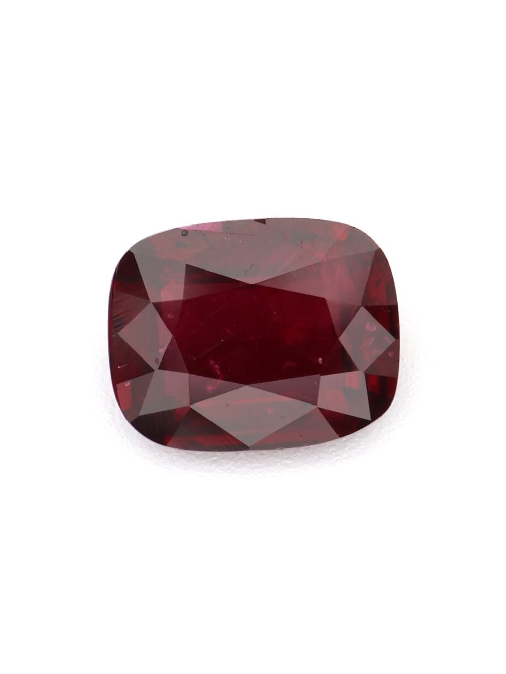 0.42 ct Unheated Royal Red Ruby, Cushion