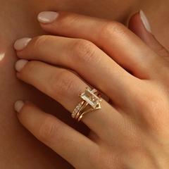 Nangi fine jewelry - yellow iolite ring in yellow gold