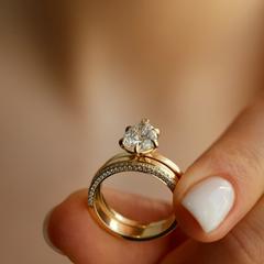 Nangi fine jewelry - white ring in gold