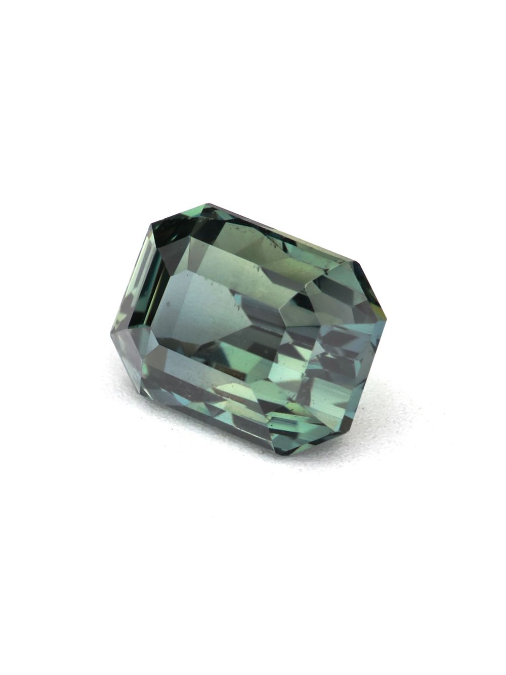 Evergreen Lake Sapphire — 1.09 ct Radiant Cut
