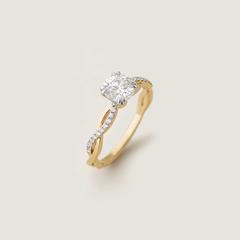 Nangi fine jewelry - white ring in gold