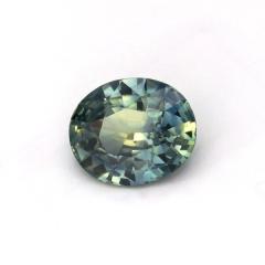 Nangi fine jewelry - teal sapphire gemstone in gold