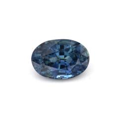 Nangi fine jewelry - teal / Peacock sapphire gemstone in gold
