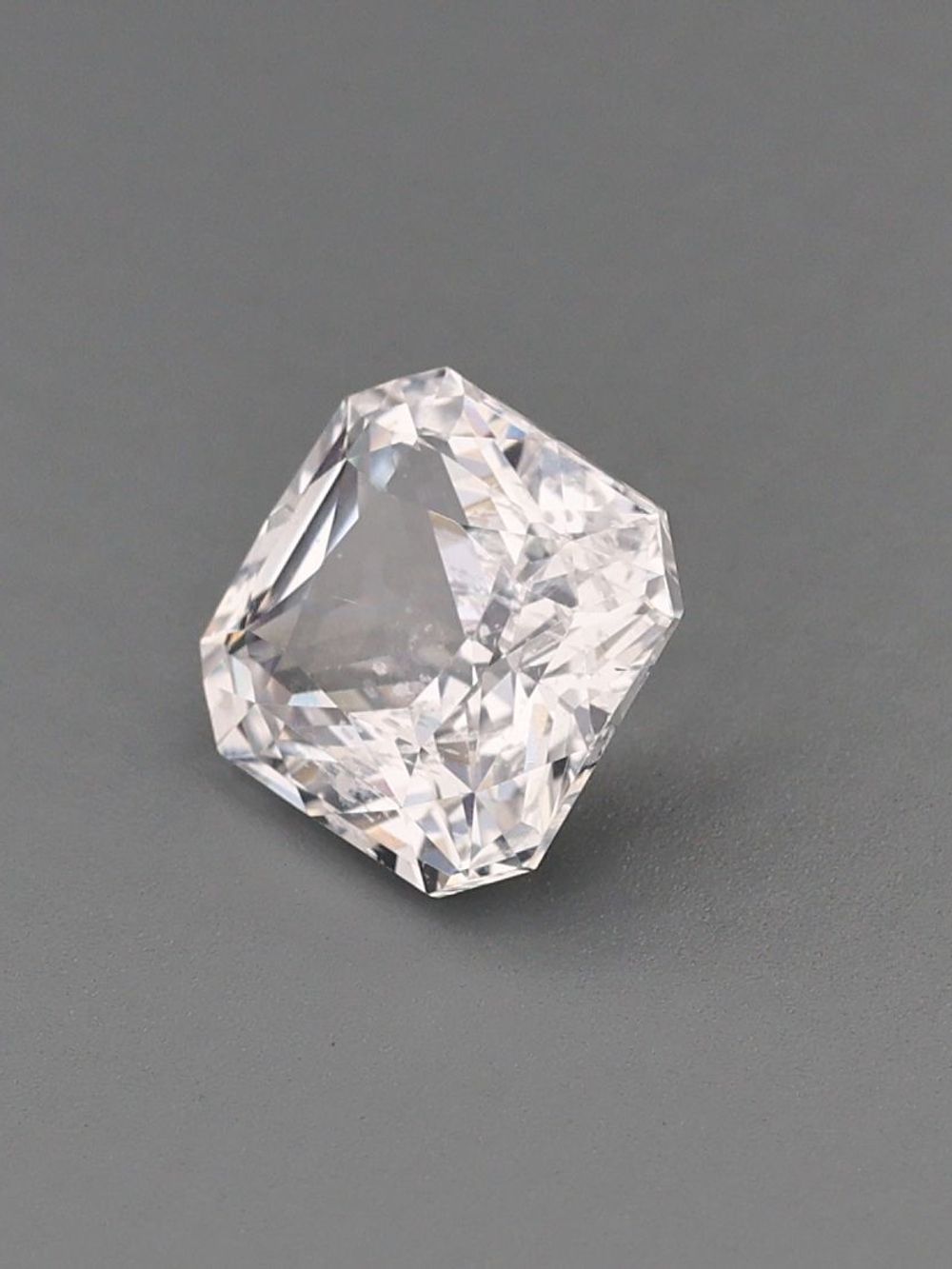 2.02 ct White, Radiant Cut Sapphire