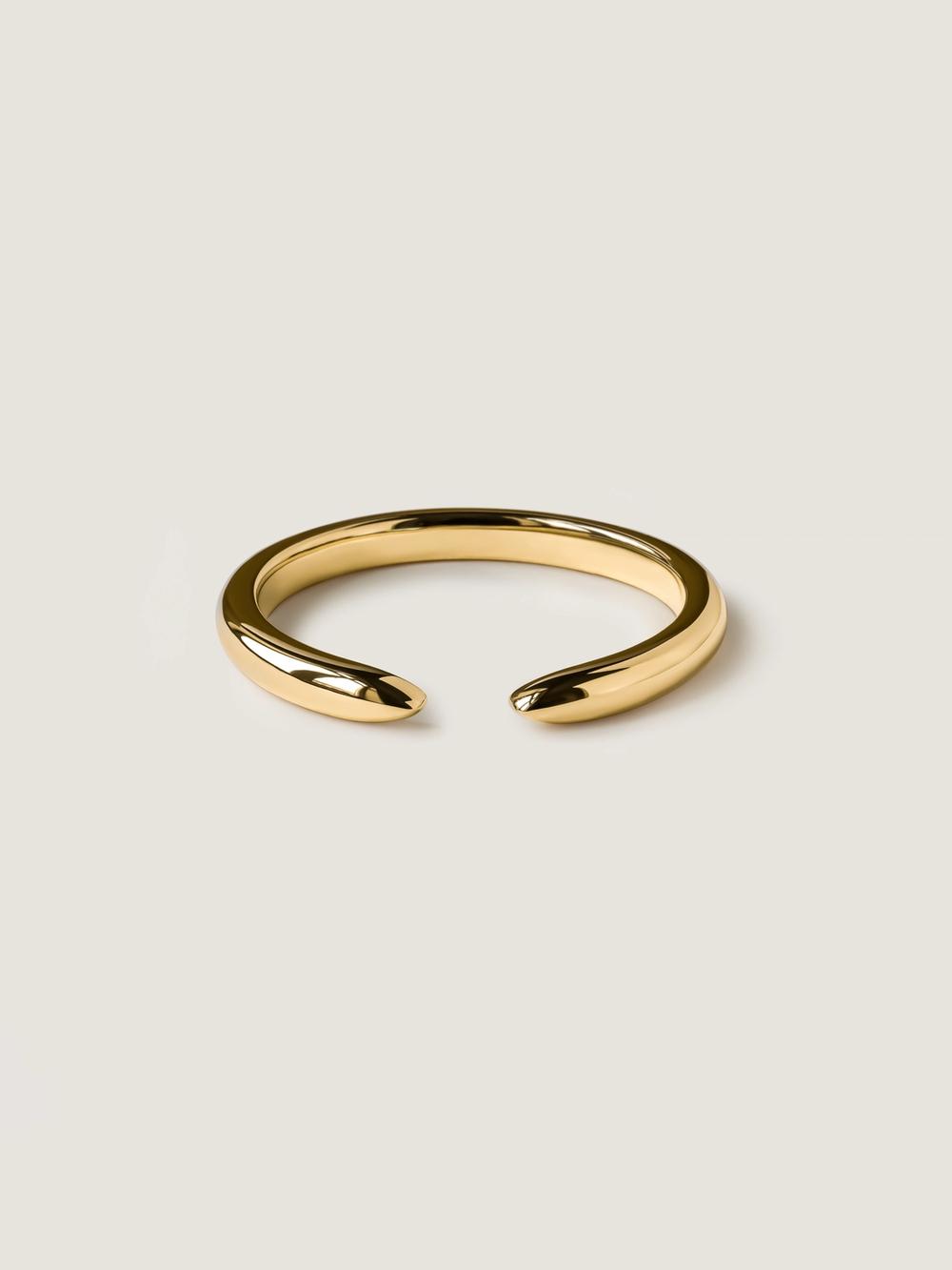 Snake Tail Gold Ring