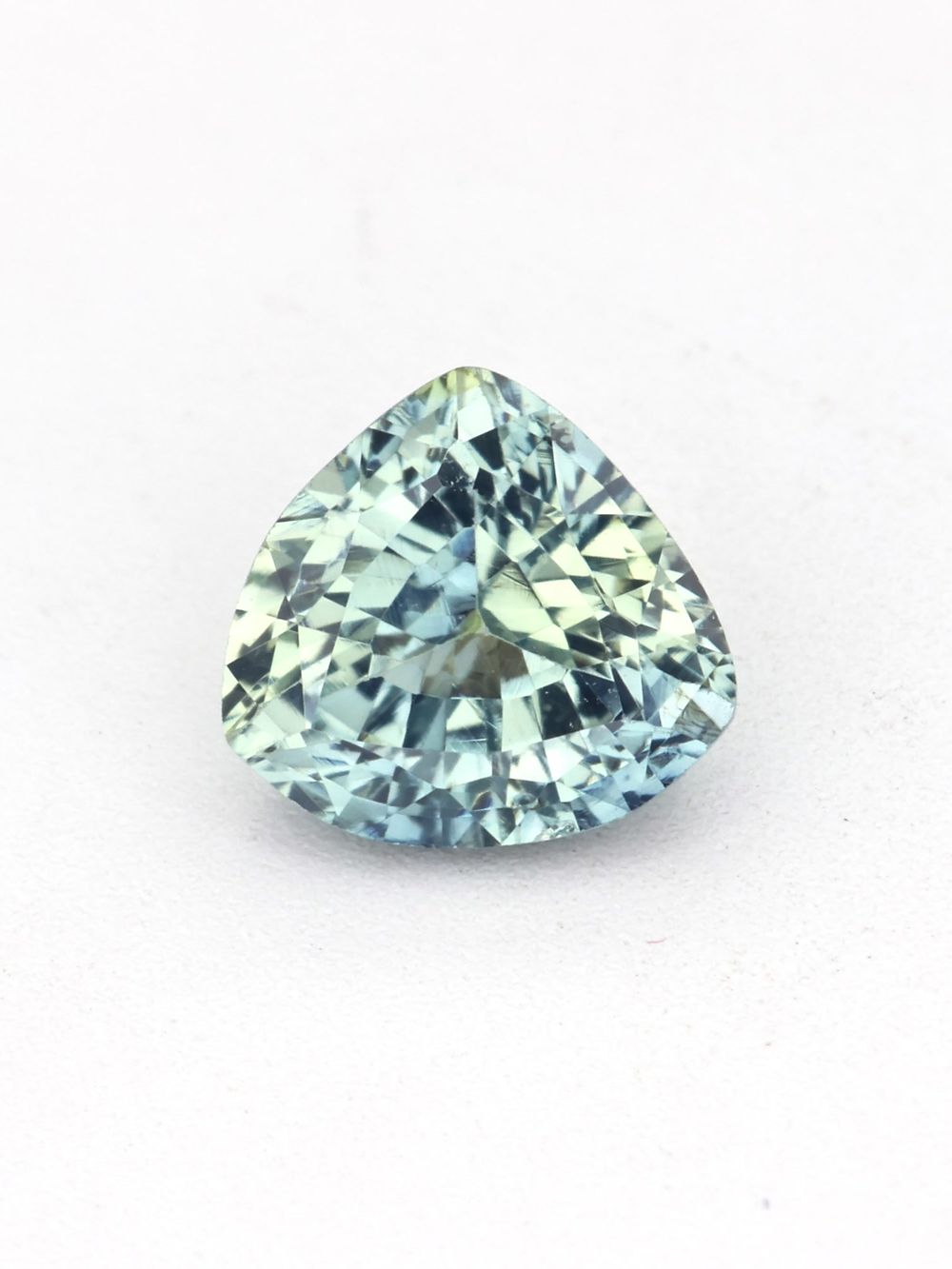 Island Mist Sapphire — 0.55 ct Trillion Cut
