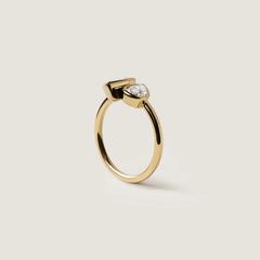 Nangi fine jewelry - white ring in gold