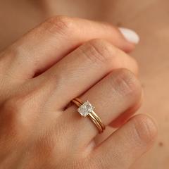 Nangi fine jewelry - white ring in gold