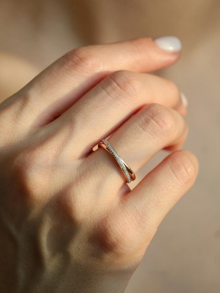 Nangi fine jewelry - white ring in gold