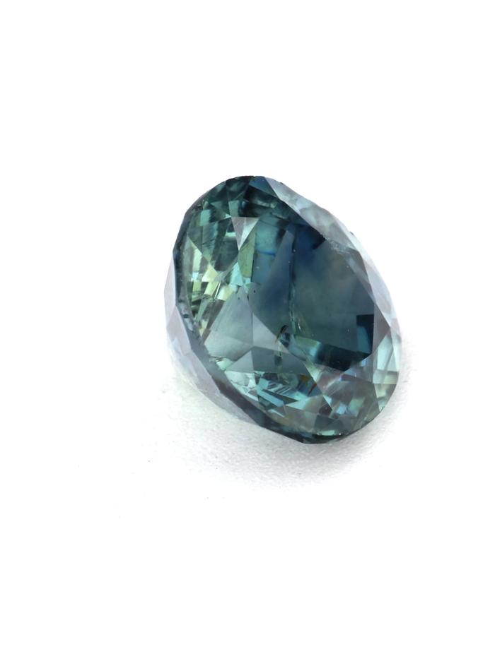 Nangi fine jewelry - teal / Peacock sapphire gemstone in gold