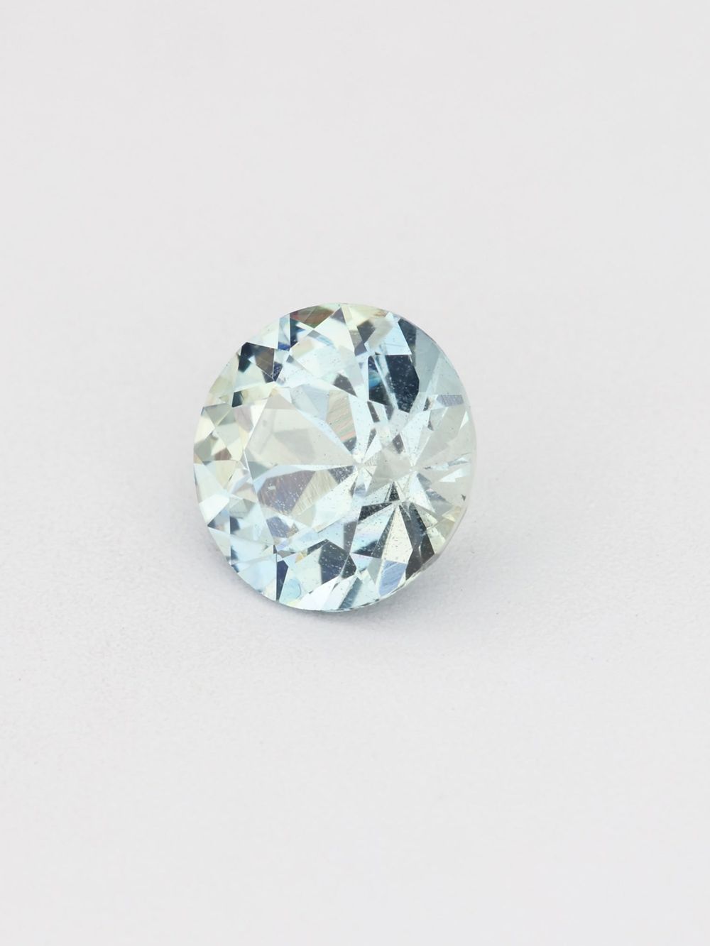 Blue Breeze Sapphire — 0.58 ct Round Cut