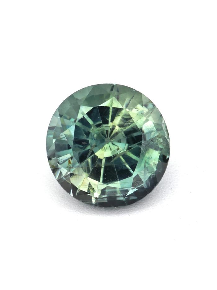 Nangi fine jewelry - teal / Peacock sapphire gemstone in gold