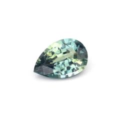 Nangi fine jewelry - teal / Peacock gemstone in gold