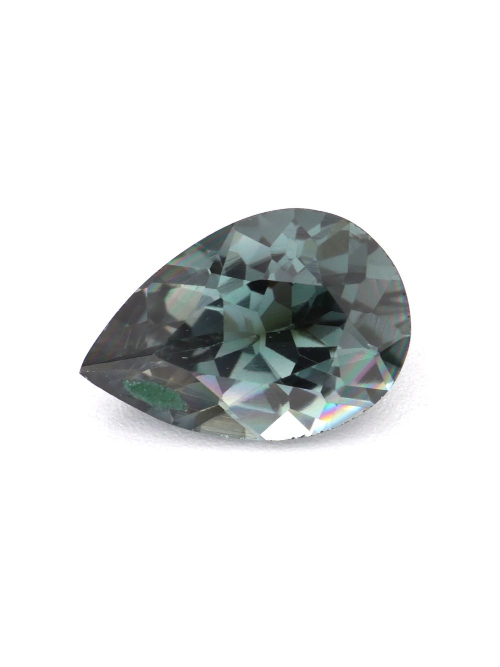 0.51 ct Midnight Wave, Pear Cut Tourmaline