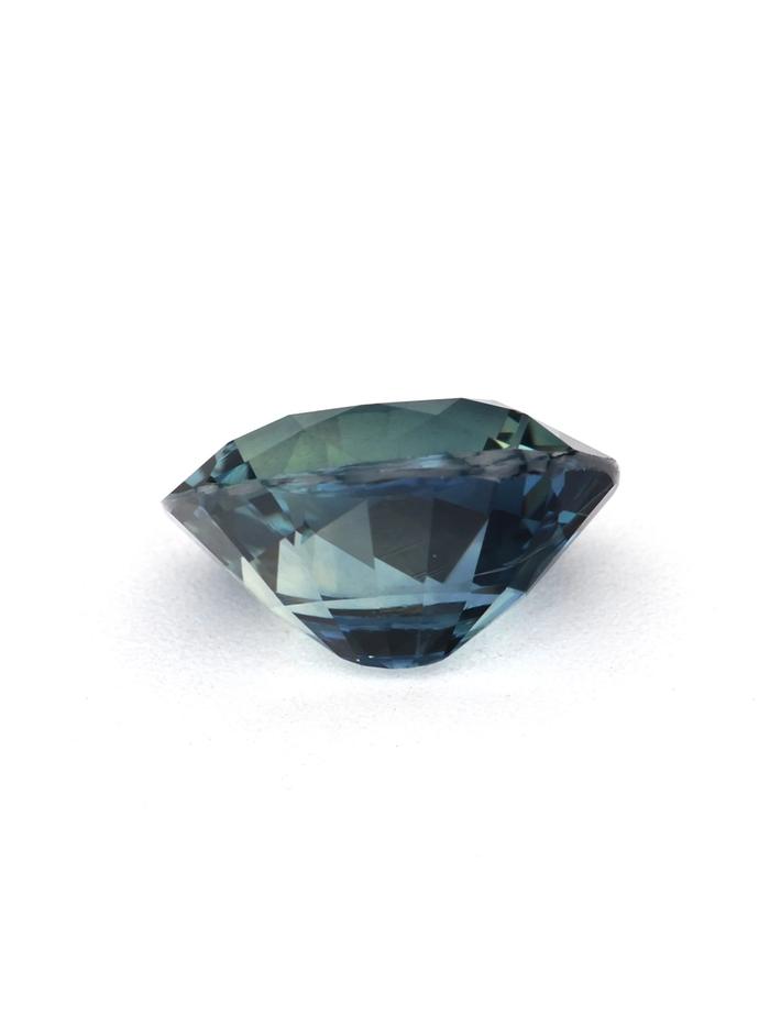 Nangi fine jewelry - teal / Peacock sapphire gemstone in gold