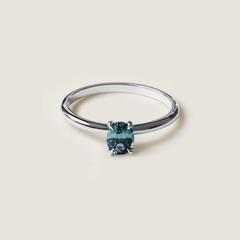 Nangi fine jewelry - blue ring in white gold
