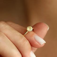 Nangi fine jewelry - yellow ring in yellow gold