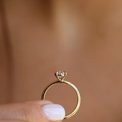 Nangi fine jewelry - lab-grown diamond ring in gold