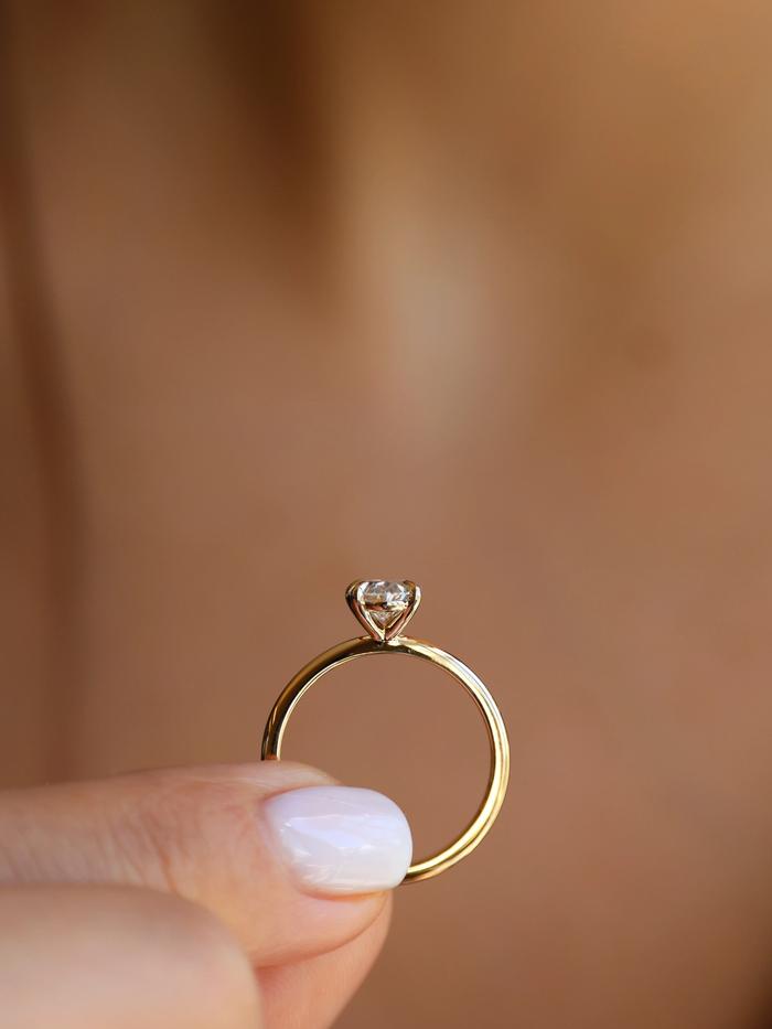Nangi fine jewelry - lab-grown diamond ring in gold