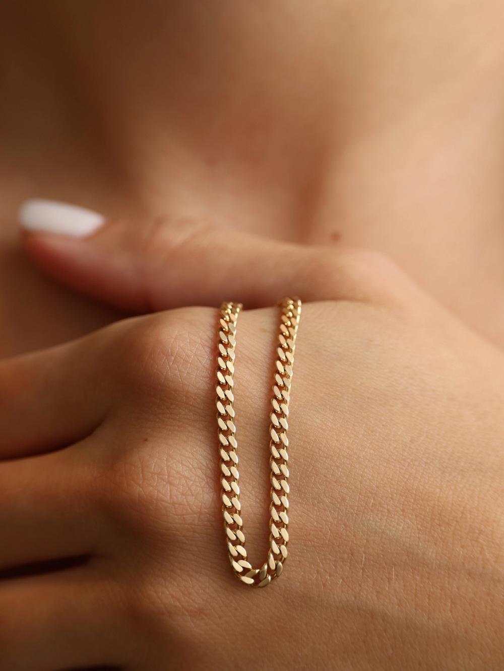 Baby Gold Panther Chain Bracelet