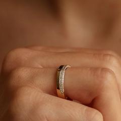 Nangi fine jewelry - lab-grown diamond ring in gold