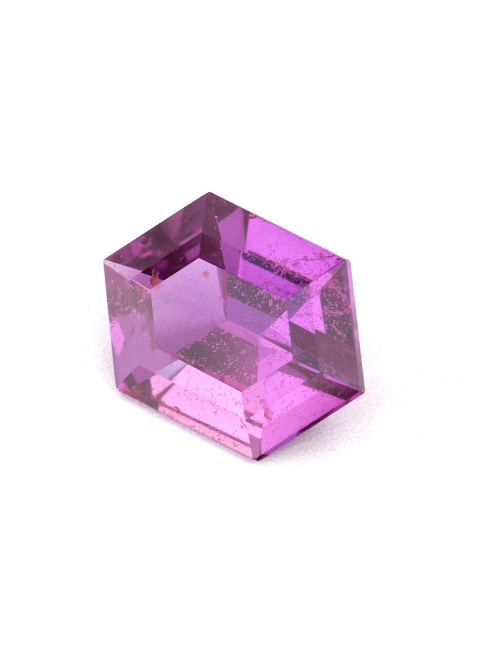 Pink Dynasty Sapphire — 0.68 ct Hexagon Cut