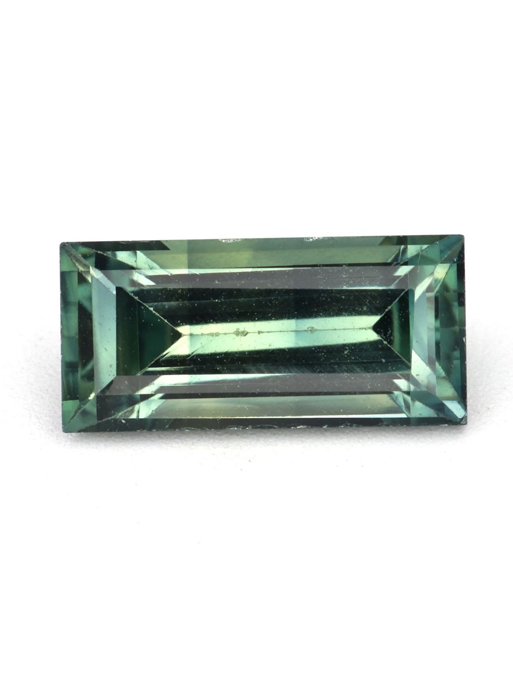 Verdant Teal Sapphire — 1.27 ct Emerald Cut