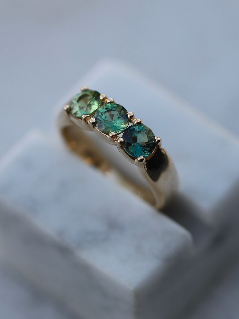 Peacock Trinity Ring