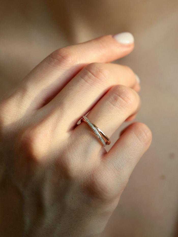 Nangi fine jewelry - white ring in gold