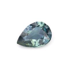 Nangi fine jewelry - teal / Peacock sapphire gemstone in gold