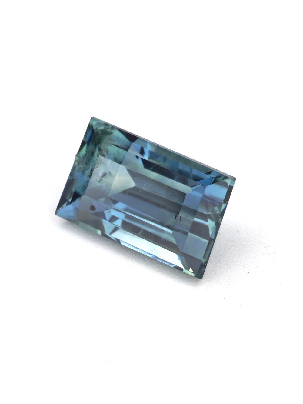 Blue Ember Sapphire — 1.09 ct Emerald Cut
