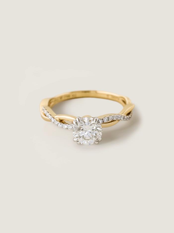 Nangi fine jewelry - white ring in gold