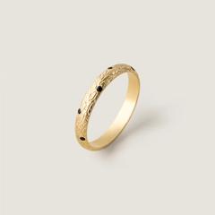 Nangi fine jewelry - black ring in gold