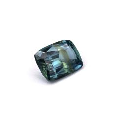 Nangi fine jewelry - teal / Peacock sapphire gemstone in gold
