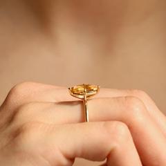 Nangi fine jewelry - yellow ring in gold